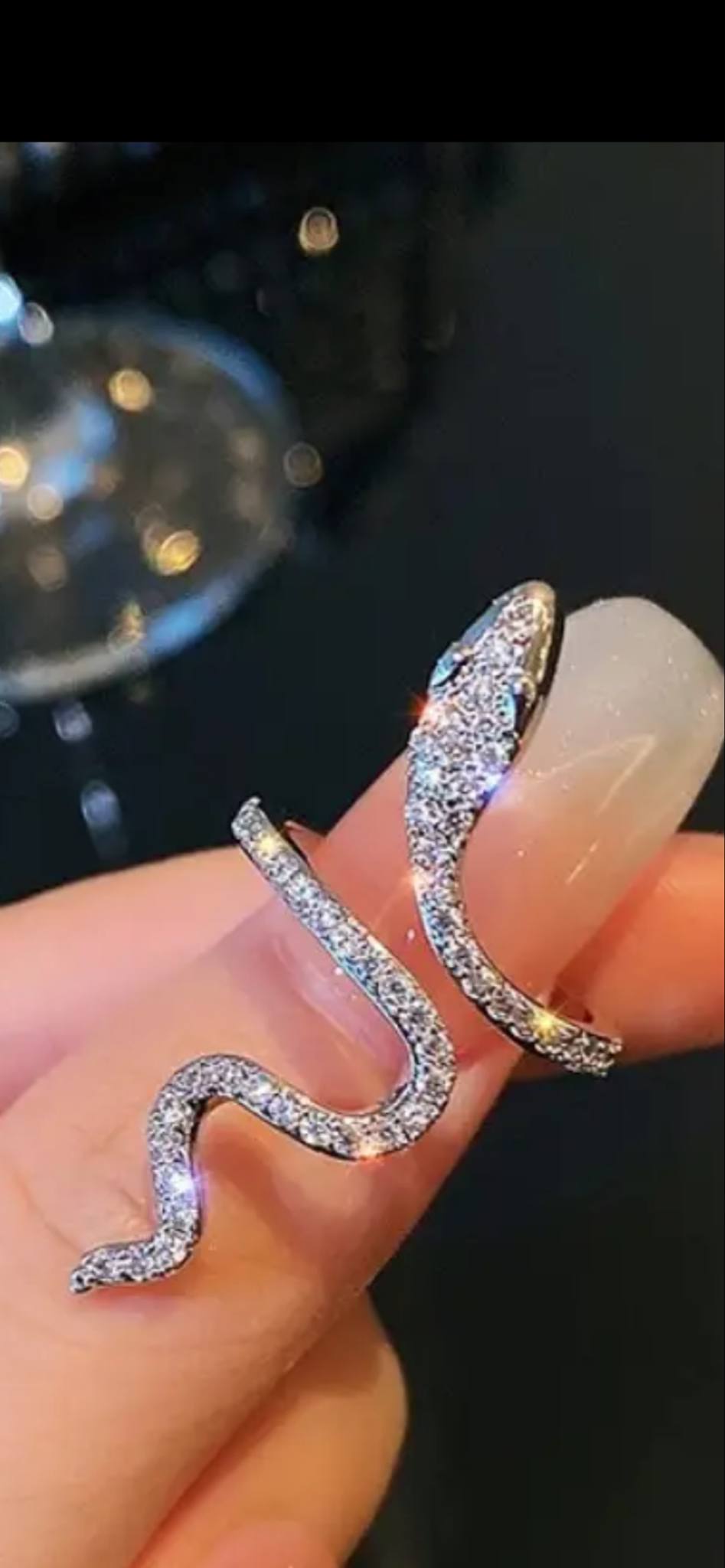 Silver Snake Ring