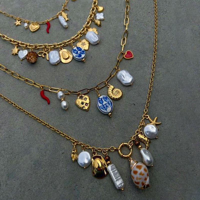 Wavecrest Ocean-Inspired Necklace