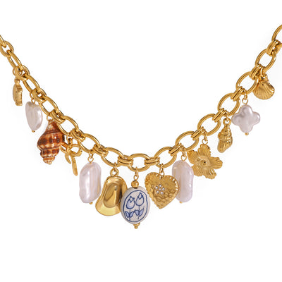 Wavecrest Ocean-Inspired Necklace