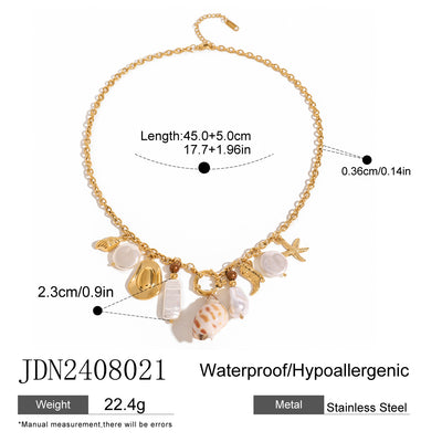 Wavecrest Ocean-Inspired Necklace